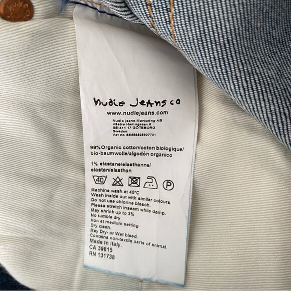 Nudie Lean Dean Dry 16 Dips NWOTS size 27x32 - Picture 6 of 9